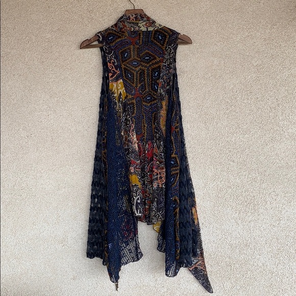 Shana Sleeveless Cardigan / Vest, S/M - Picture 2 of 8